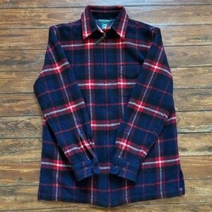 Vintage Ralph Lauren 100% wool zip flannel jacket